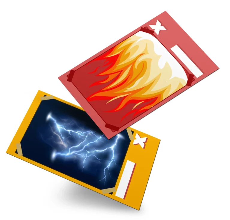 cartes fulgur et carte volcano